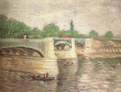 Vincent Van Gogh The Seine with the Pont de la Grande Jatte (nn04) oil painting picture